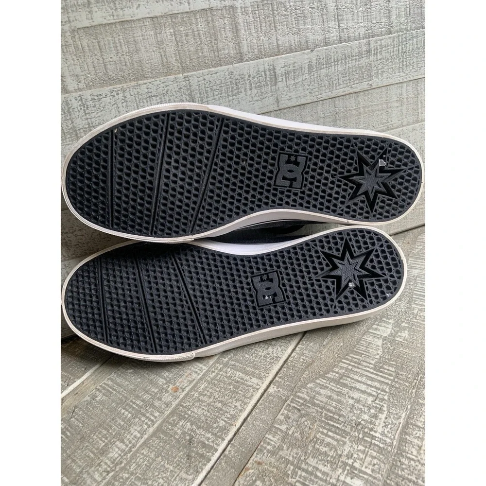 DC Shoes Trase TX Skate Shoe Black Gray ADYS300259 Men's Size‎ 8 Skateboarding